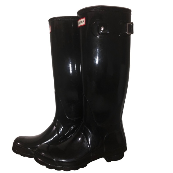 Shoes - 𝅺HUNTER Tall High Gloss Boots | US 7